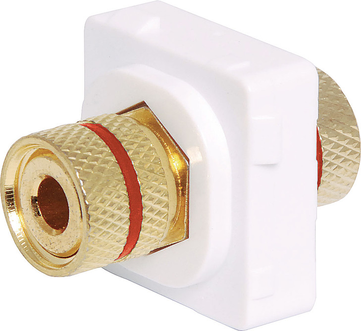 Red Binding Post / Banana Clipsal Clip-In Mechanism