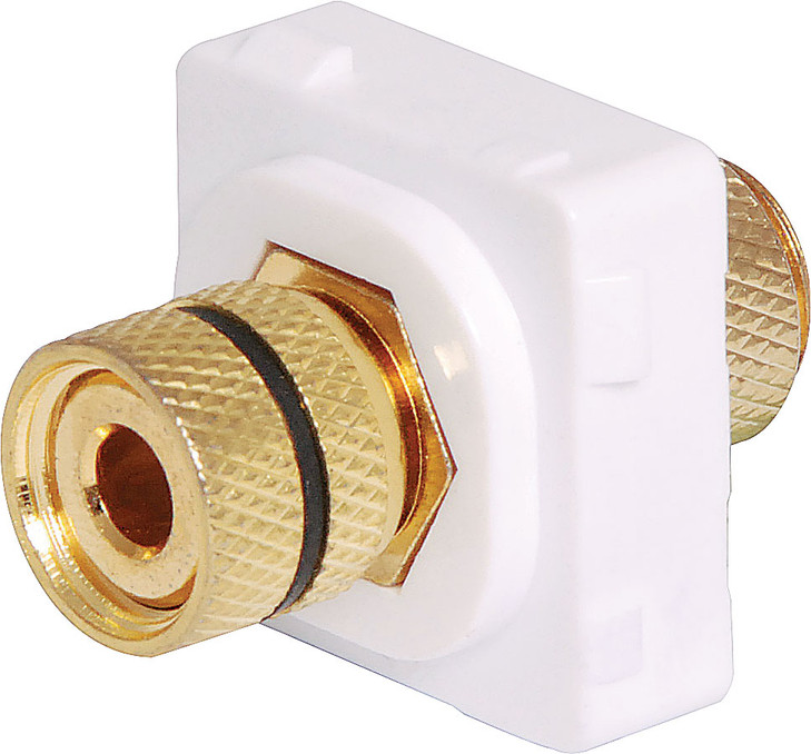 Black Binding Post / Banana Clipsal Clip-In Mechanism