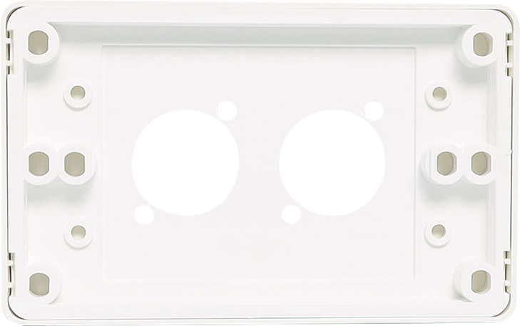 Wallplate For Dual D Series Connectors
