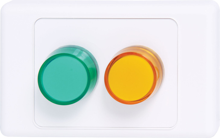 Wallplate For Dual S4030-S4035 Panel Lamps
