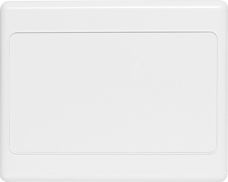 Blank Double Width Wallplate
