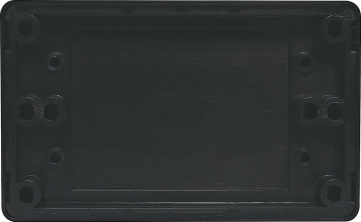 Altronics Dual Cover Black Wallplate