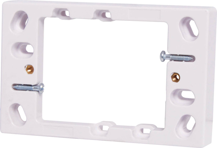 18mm Single Gang Mains Mounting Block