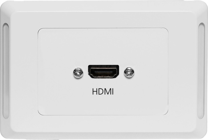 Single HDMI Horizontal Wallplate With Flyleads - Clipsal Pro