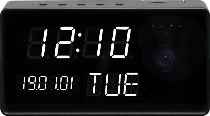 Wireless 1080p Covert Camera Alarm Clock