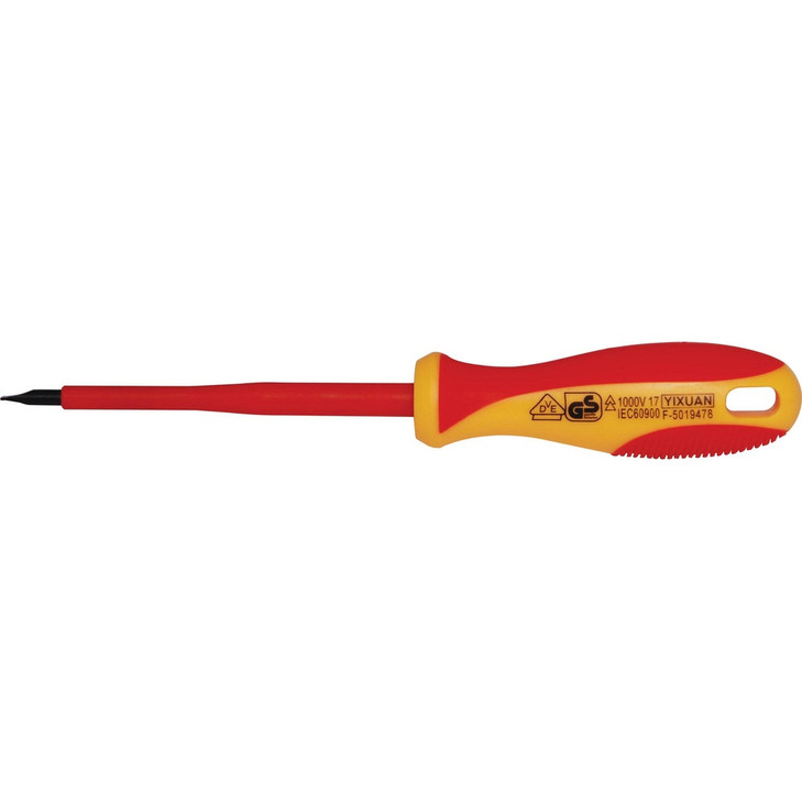 4mm Flat Blade 1000V Insulated Screwdriver