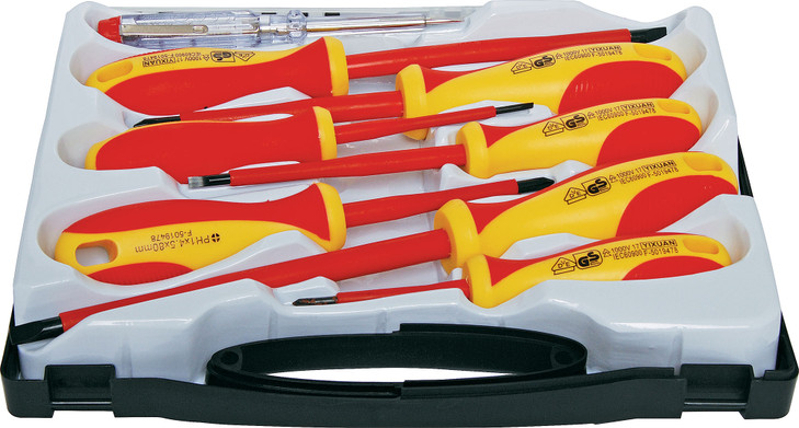 8 Piece Insulated 1000V Screwdriver Set