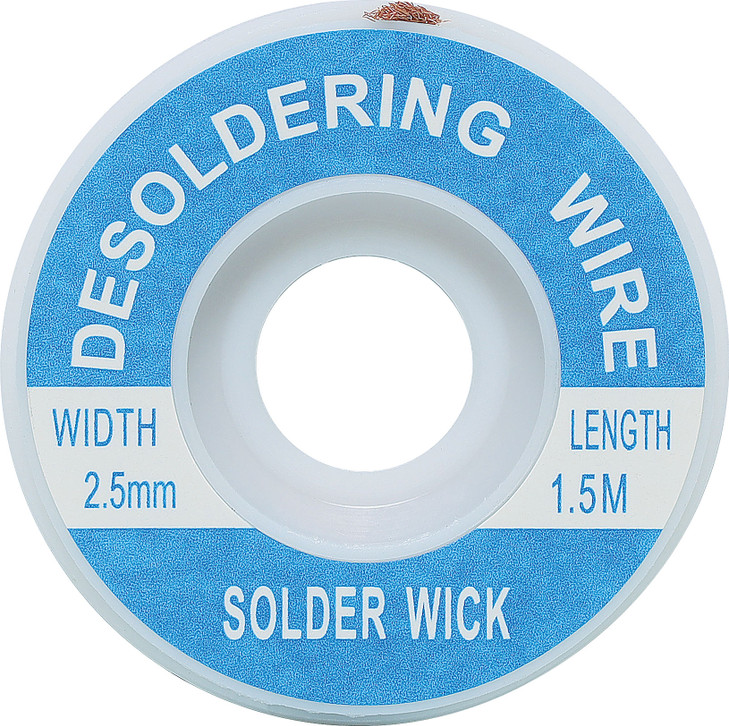 2.5mm 1.5m Solder Wick Desoldering Braid