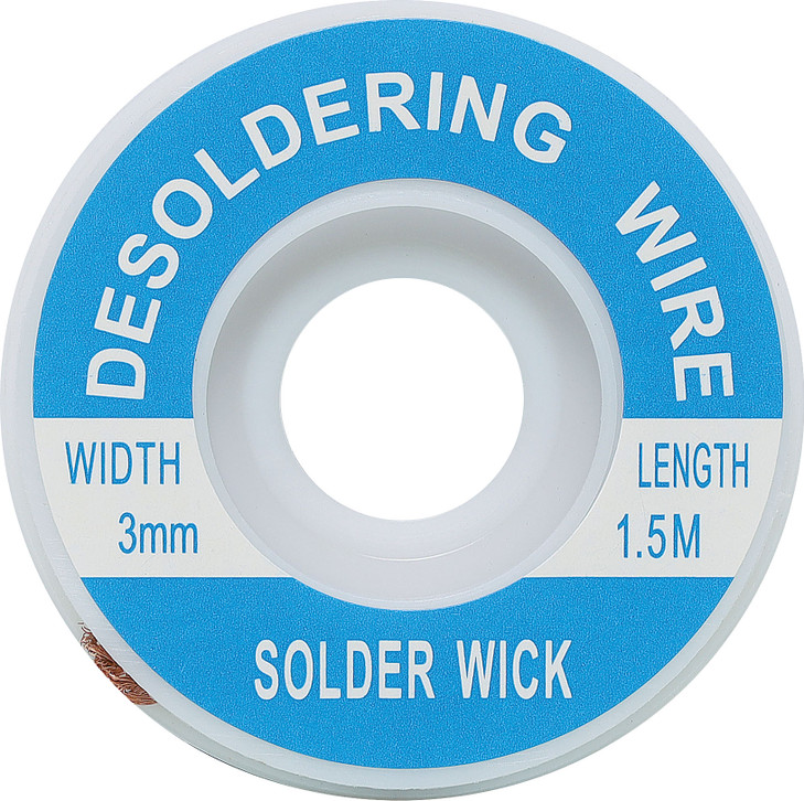 3mm 1.5m Solder Wick Desoldering Braid