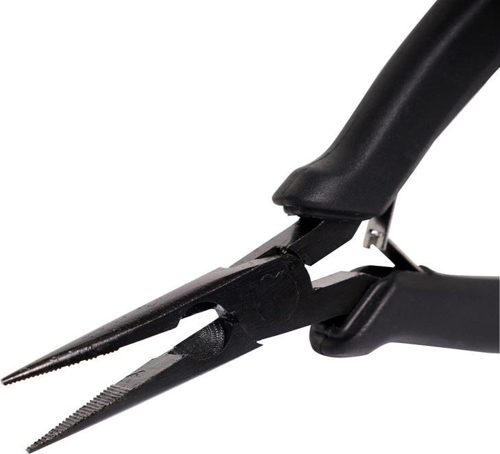 140mm Carbon Steel Serrated Needle Nose Pliers