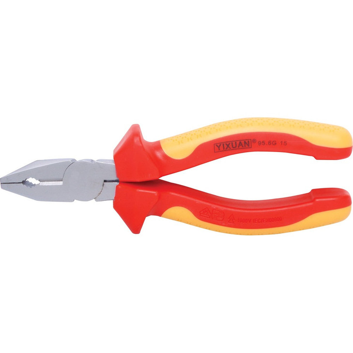 8” Heavy Duty Insulated 1000V Bull Nose Electrical Pliers