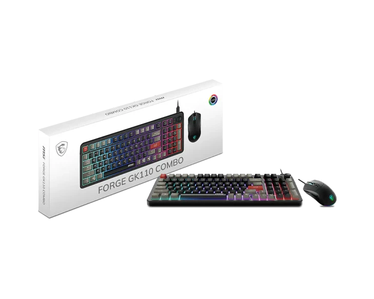 MSI FORGE GK110 GAMING KEYBOARD & MOUSE COMBO PACK