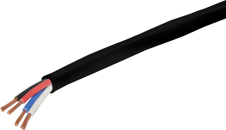 21AWG Black 4 Core Security Cable