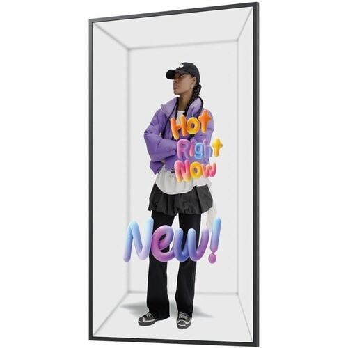 Samsung SM85HX-P 85" LCD Digital Signage Display - 24 Hours/7 Days Operation - Vertical Alignment (VA) Quantum Processor 4K - 3840 x 2160 - 10 ms - 500 cd/m² - 2160p - USB - HDMI - Serial - Wireless LAN - Bluetooth - Ethernet - Tizen 7.0