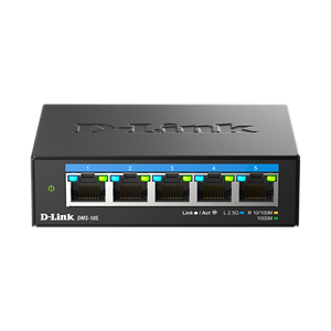 D-LINK 5-PORT MULTI-GIGABIT DESKTOP SWITCH