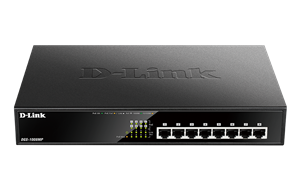 D-LINK 8-PORT GIGABIT POE UNMANAGED SWITCH WITH 140W POE BUDGET (METAL HOUSING)