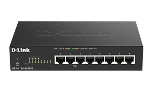 D-LINK 8-PORT GIGABIT SMART MANAGED SWITCH WITH 4 POE+ PORTS (80W)