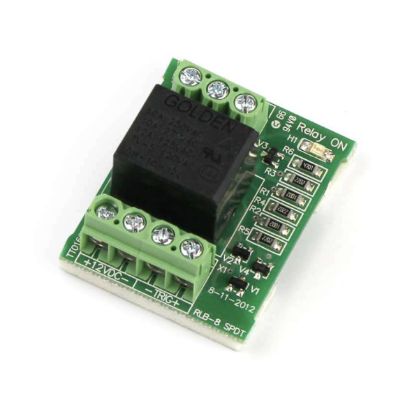 TACTICAL 12VDC / 24VDC SPDT 2 INPUT BUFF RELAY BOARD. [30VDC 6A CONTACTS]