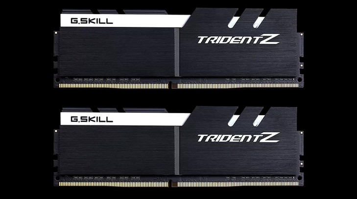 G.SKILL F4-3200C16D-32GTZKW 32GB (2 x 16GB)/ DDR4 3200 MT/ XMP 2.0/Timings 16-18-18-38/ Voltage 1.35V/Trident Z