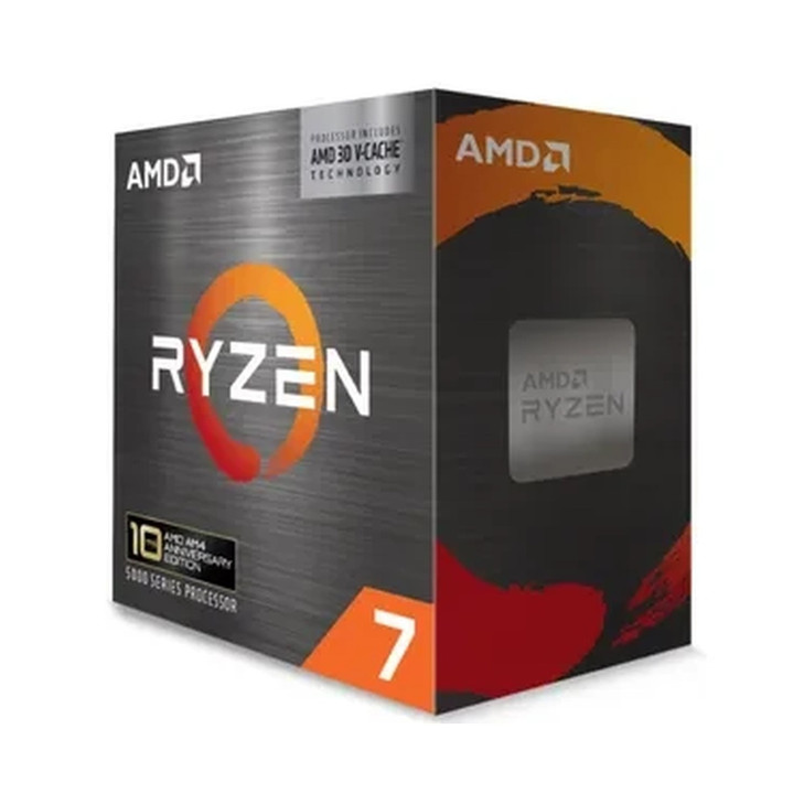 AMD Ryzen 7 5800X3D 8 cores / 16 threads 3.4 GHz AM4 3.4–4.5GHz, 96MB  PCIe 4.0