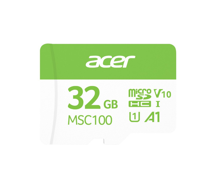 Acer MSC100-32GB microSD Express Read & Write Speed up to 100 MB/s & 10 MB/s BL.9BWWA.335
