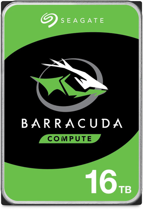 Seagate 16TB 3.5' Barracuda, SATA 6Gb/s, CMR, 7200RPM, 512MB Cache, 512e, HDD, 2 Years Warranty