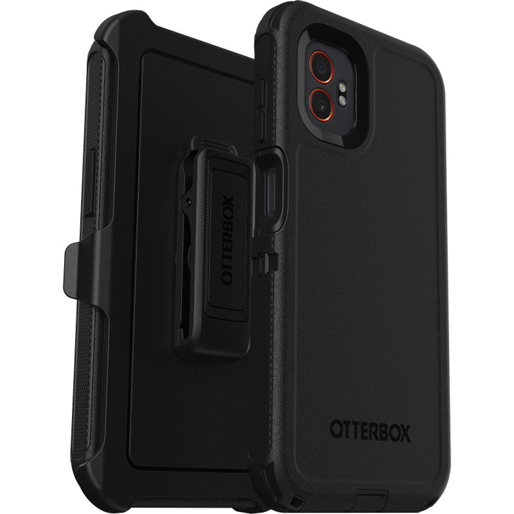 OtterBox Defender Samsung Galaxy XCover7 Pro 5G Case Black - (77-97773), DROP+ 7X Military Standard, Multi-Layer, Port Covers, 7 Years Warranty