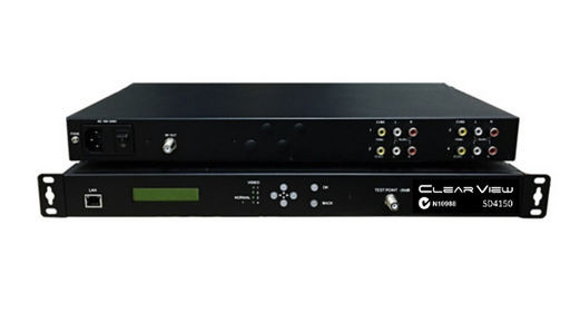 4CH CVBS TO SINGLE DVB-T MPEG-2 RACK-MOUNT MODULATOR