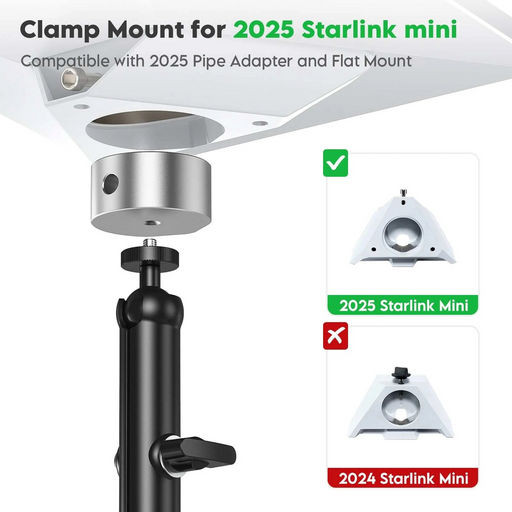 STARLINK MINI POLE MOUNT CLAMP