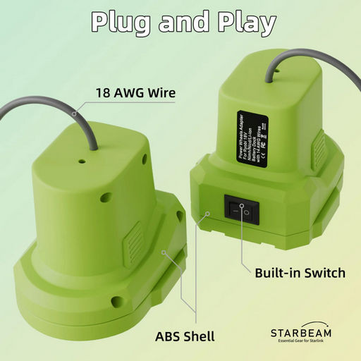 RYOBI BATTERY ADAPTOR FOR STARLINK MINI