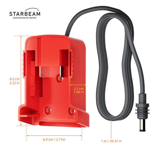 MILWAUKEE 18V BATTERY ADAPTOR STARLINK MINI