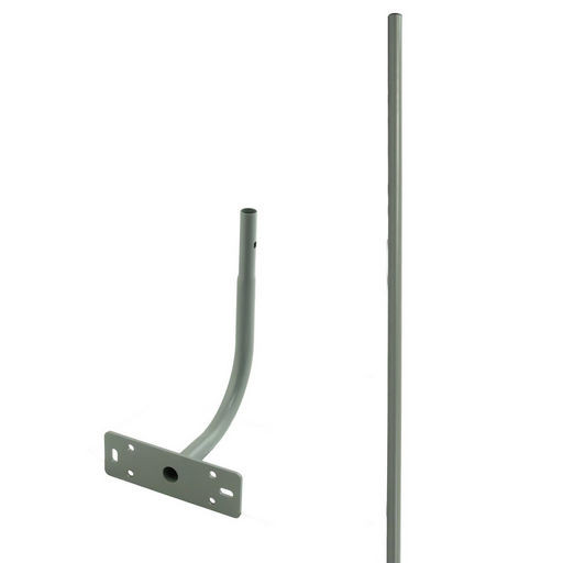 WALL / EAVE MOUNT DISH ANTENNA MAST