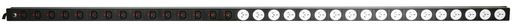 VERTICAL POWER RAIL 33 WAY 18xGPO + 15xIEC-Lock C13 - 1780MM
