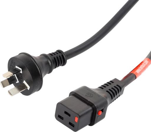 IEC-LOCK C19 TO 15A OVERSIZED EARTH PIN