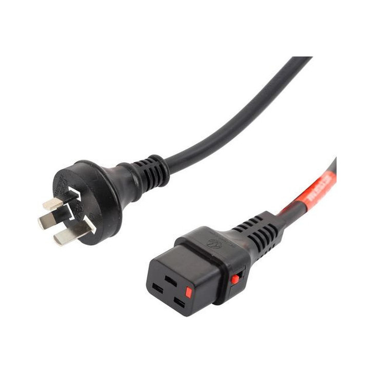 3pin Plug-c19 Loc 3M Black