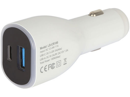 100W USB-C QC4.0+ / PD3.0 CAR CHARGER