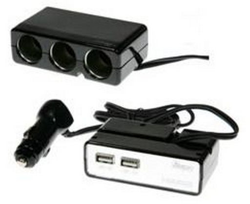 CAR ACCESSORY SOCKET 3 + 2 USB 3.1A