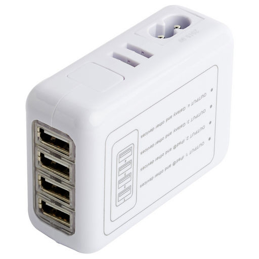 USB 4 PORT TRAVEL CHARGER 2.1A