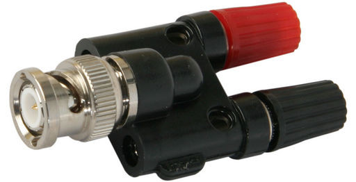 BNC PLUG TO 2X BANANA SOCKET ‘Y’ ADAPTOR