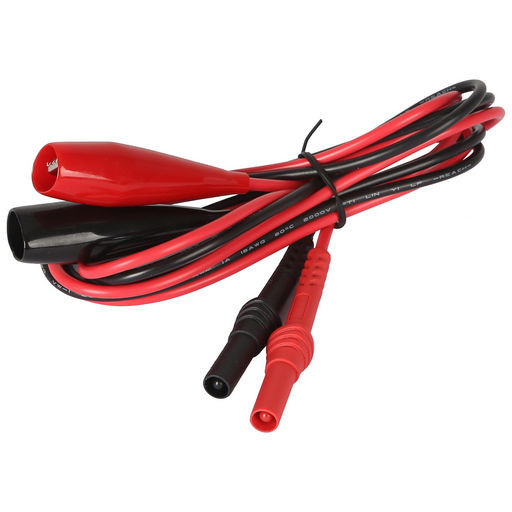 SAFETY TEST LEADS - ALLIGATOR
