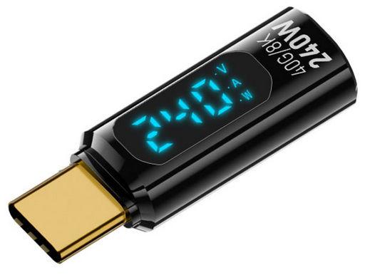 USB-C VOLTAGE AND CURRENT TESTER