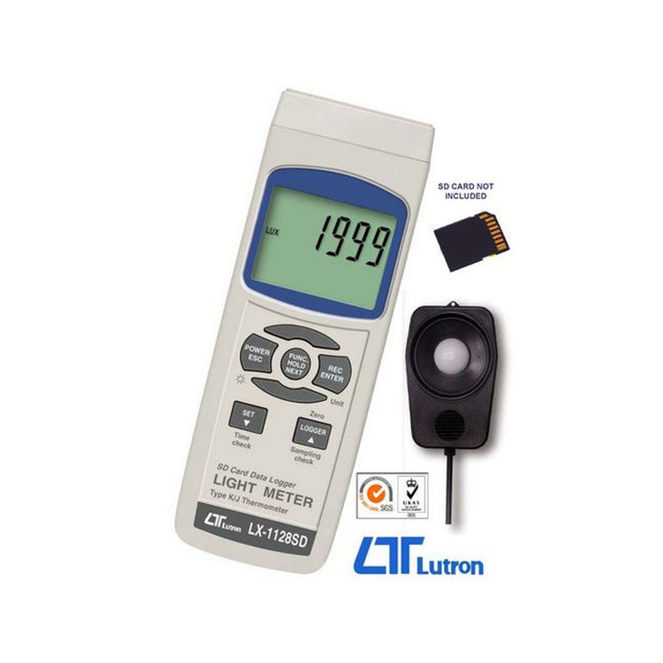 LIGHT METER + TYPE K/J THERMOMETER