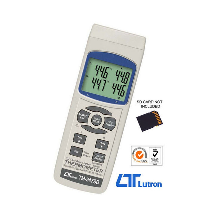 FOUR CHANNEL THERMOMETER LAB GRADE - LUTRON