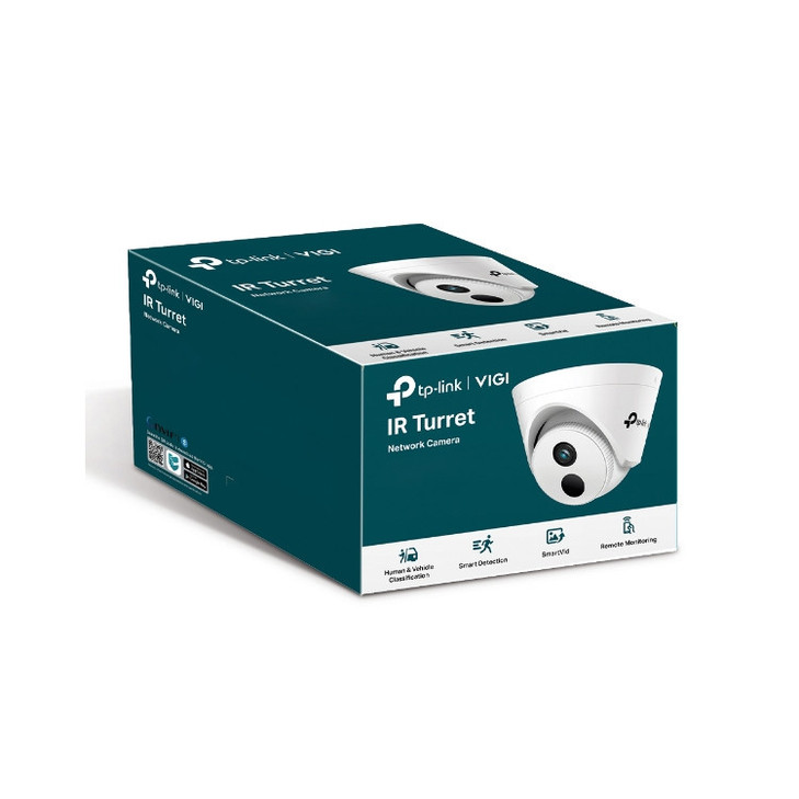 TP-Link VIGI 3MP C430I(4mm) IR Turret Network Camera, 4mm Lens, Smart Detection 2YW (LD)