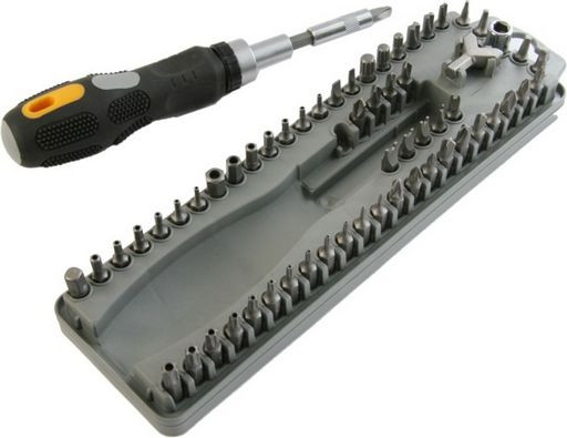 ¼” HEX TIP KIT - 62 PIECE