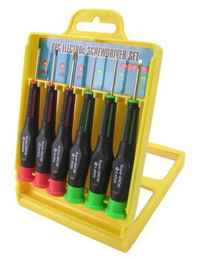 MICRO SCREWDRIVER SET - 6 PIECE