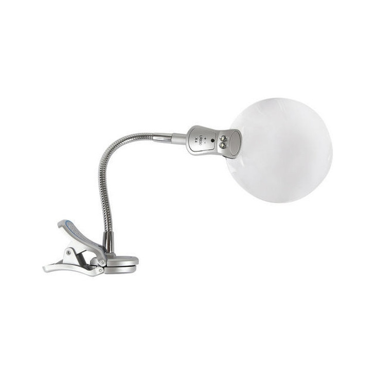 MAGNIFIER 110MM CLAMP WITH LED