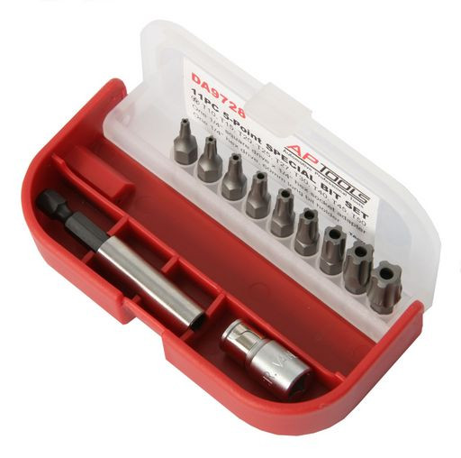 ¼” HEX TIP KIT - 11 PIECE