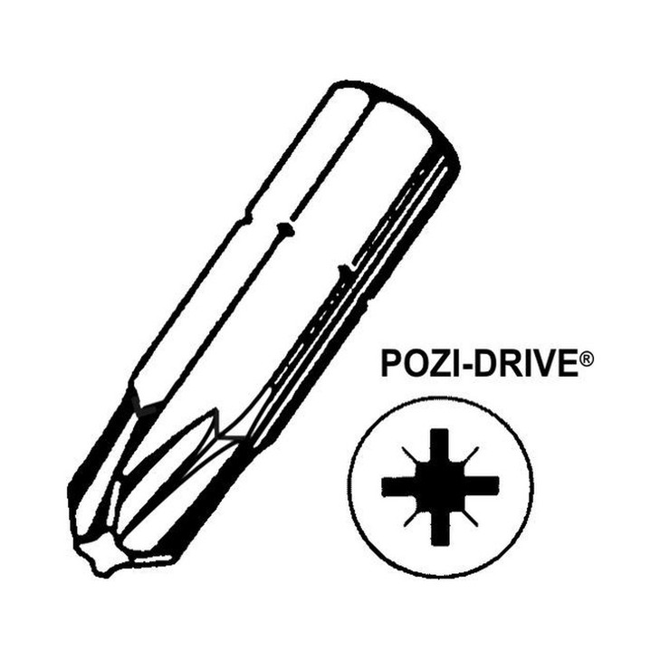 Posi Drive Bit #2