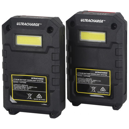 10W COB LED WORKLIGHT WITH BATTERY PACKS